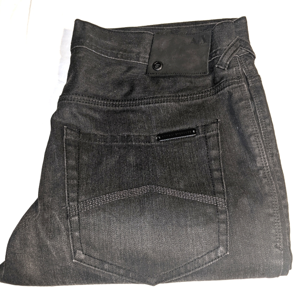 Armani Exchange men's black Jeans - Picture 4 of 7